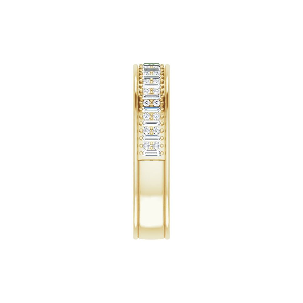 1/3 CT Natural Diamond Band in 14K Yellow Gold