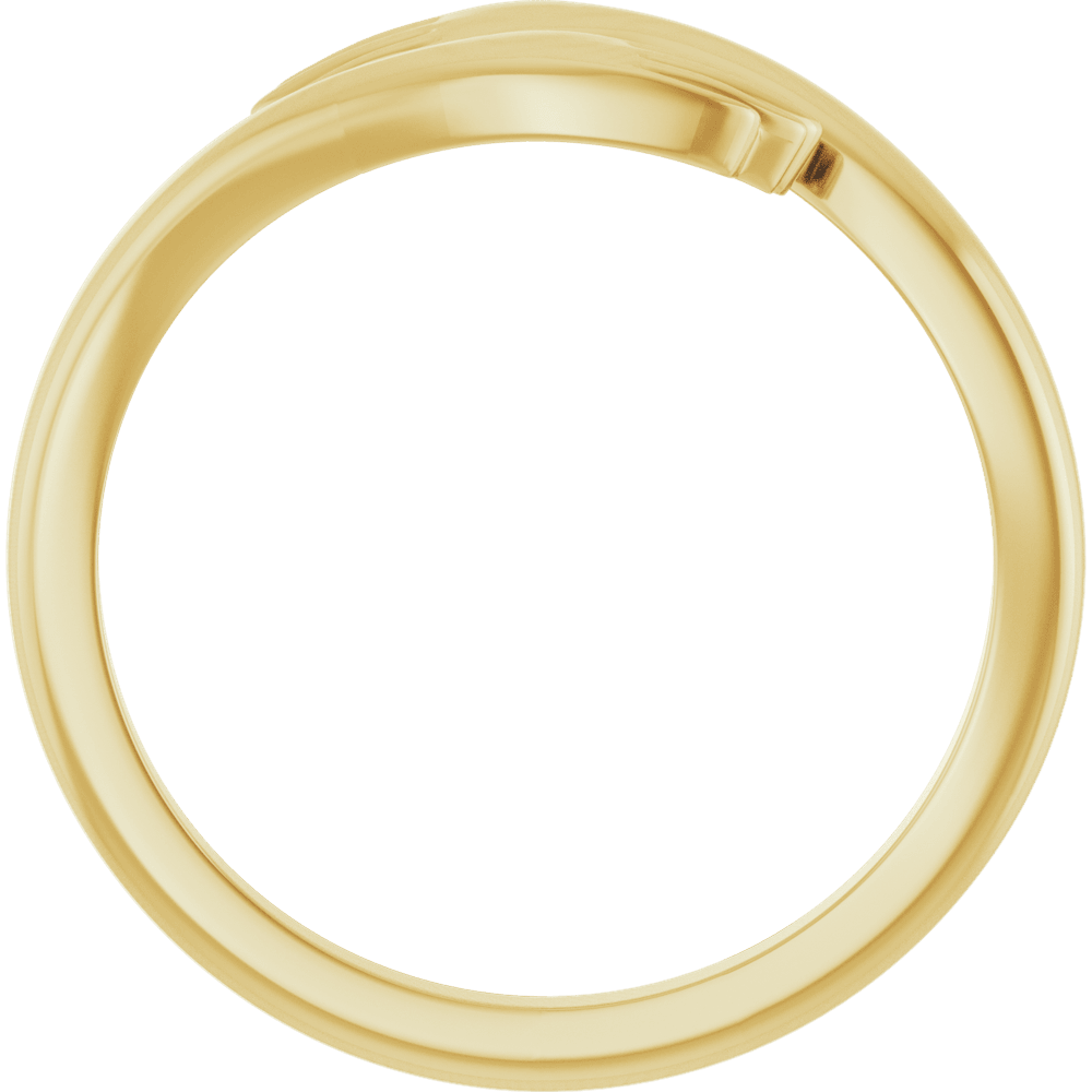 Hug Ring in 14K Yellow Gold