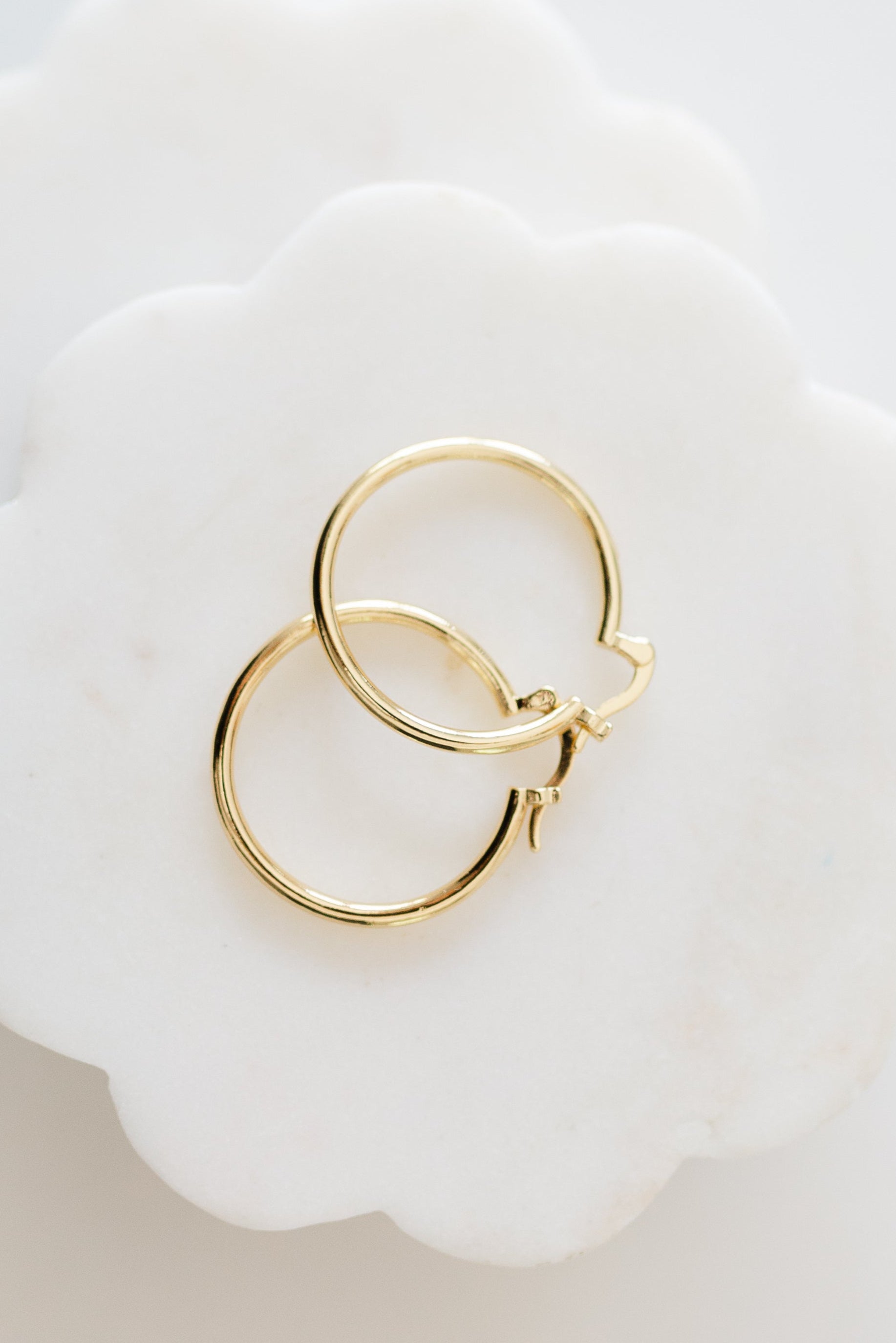 Classic Gold Hoops