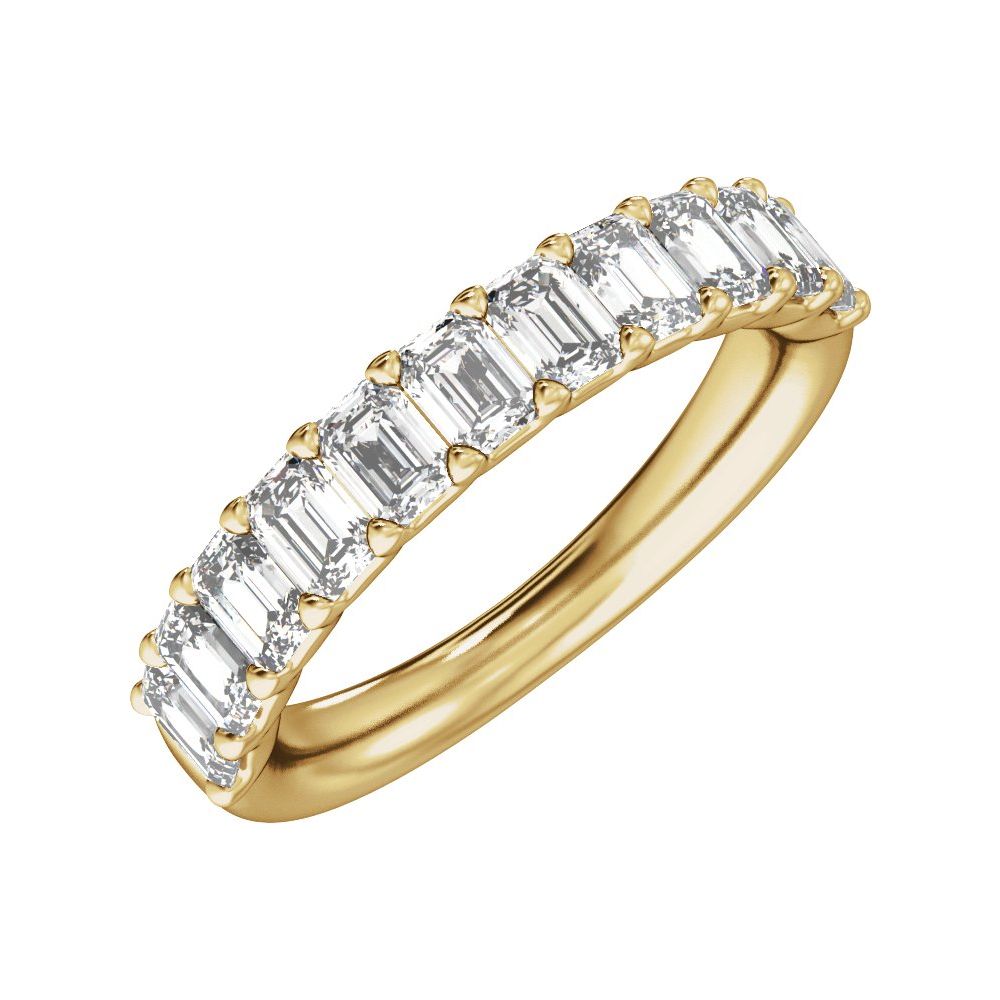 2 1/5 CT Lab-Grown Diamond Band in 14K Yellow Gold