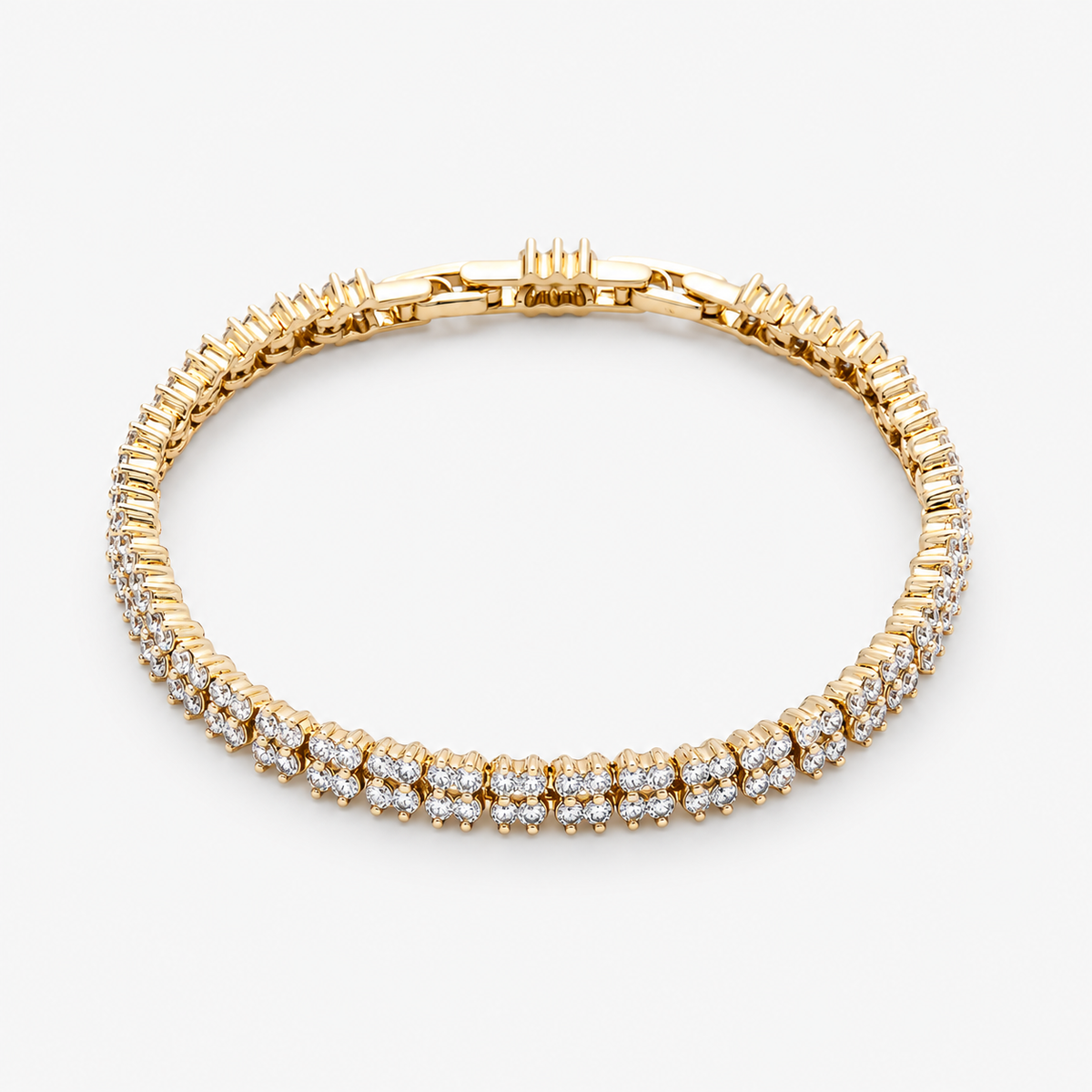 The Double Diamond Tennis Bracelet