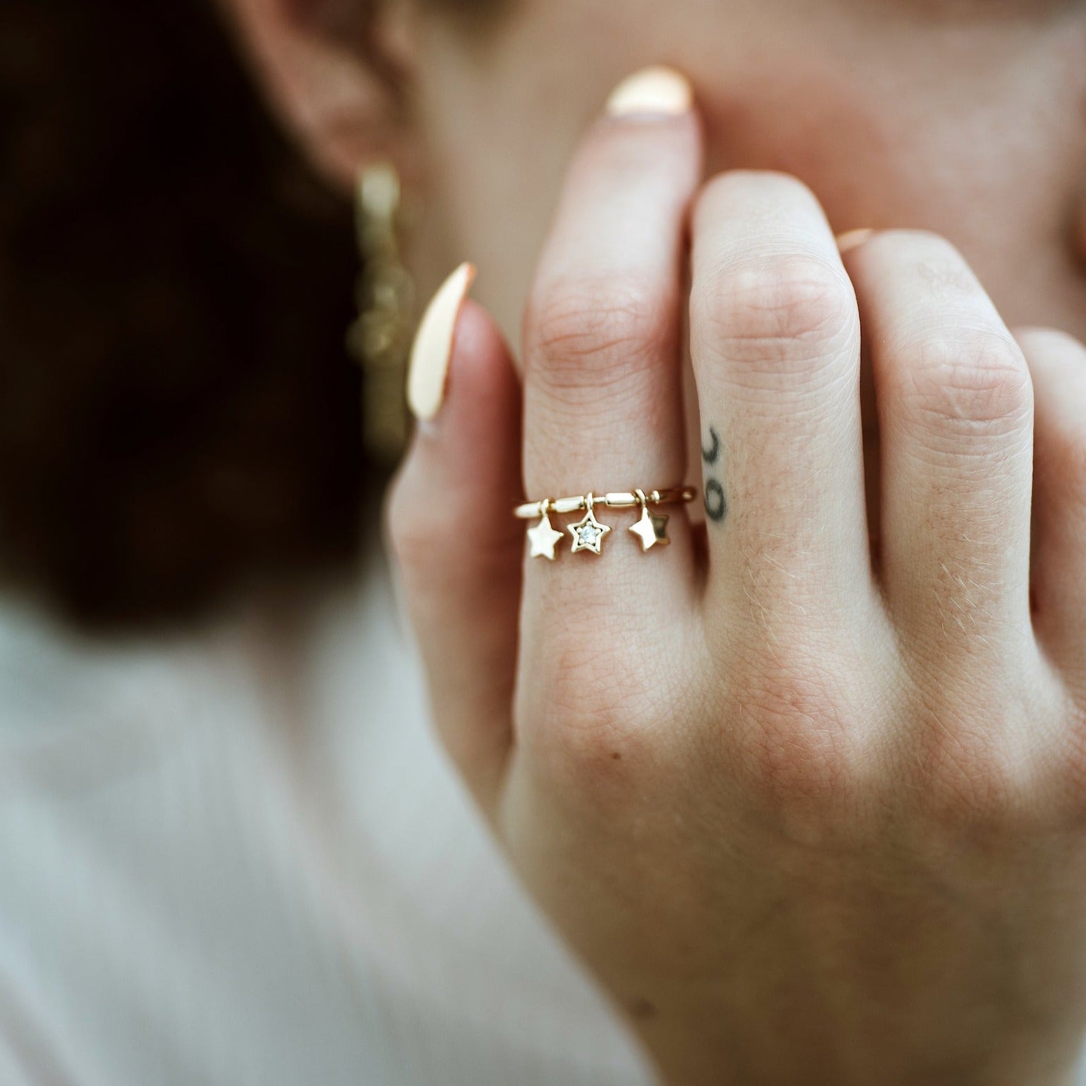Starry Charm Minimalist Ring