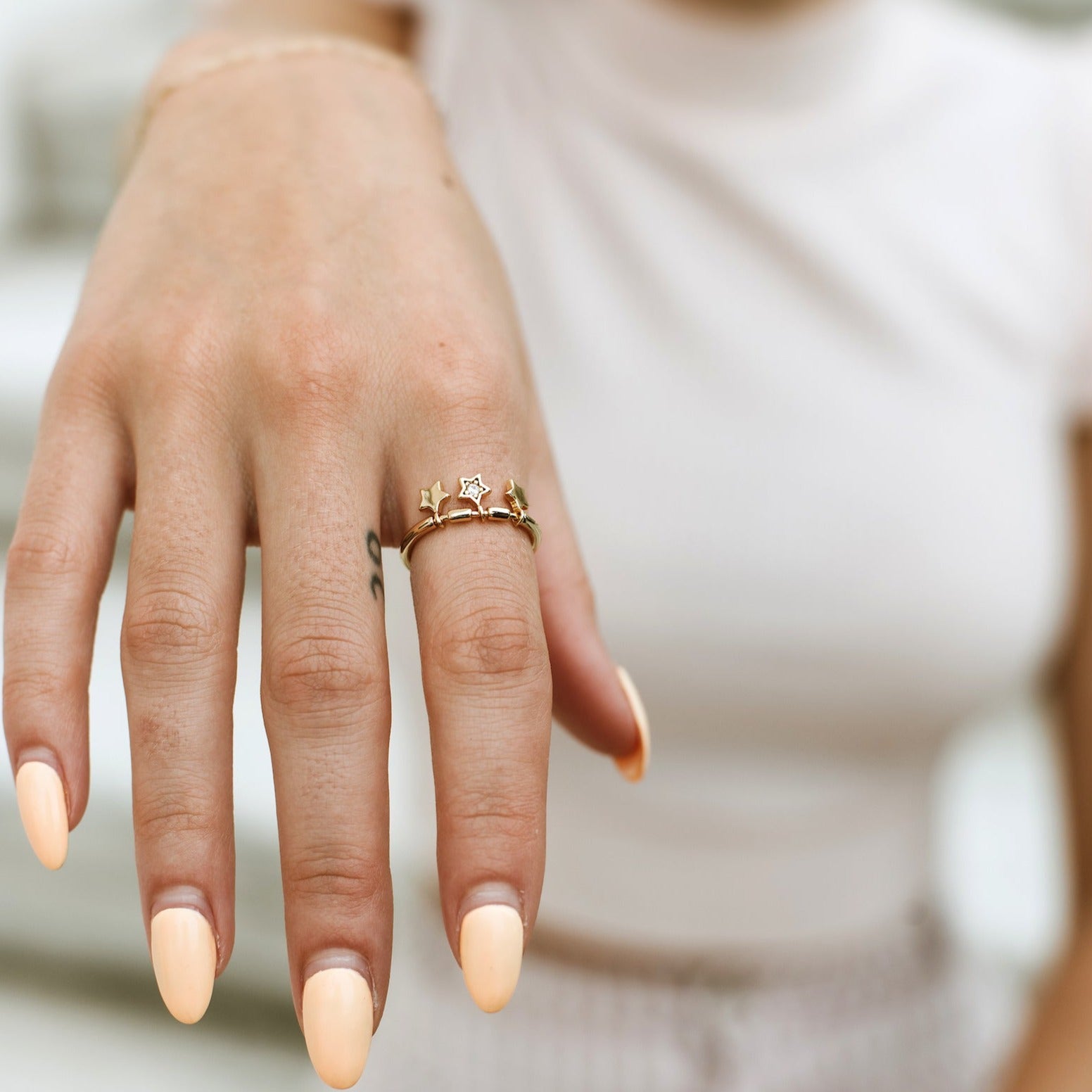 Starry Charm Minimalist Ring