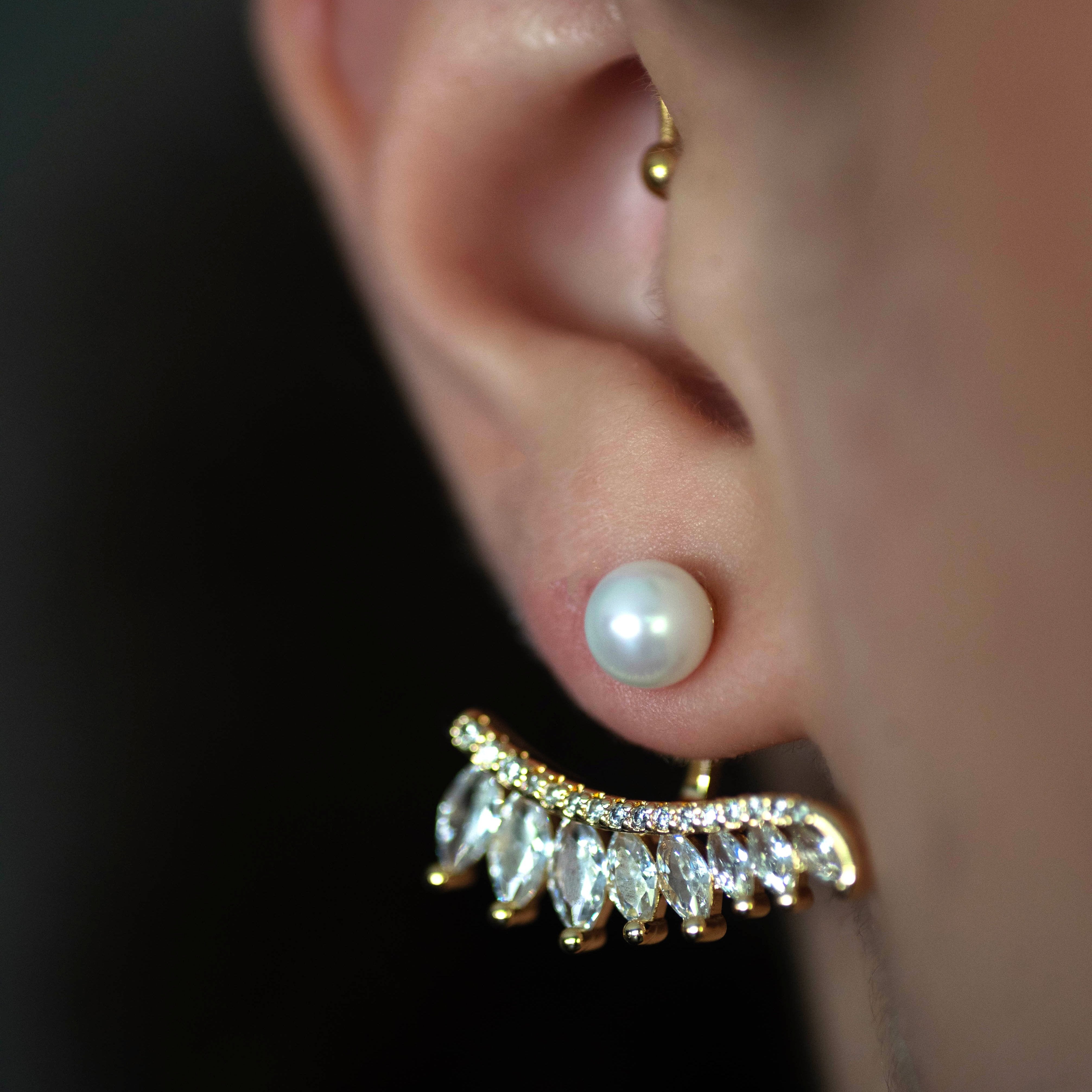 Luxe Crystal Cascade Earrings