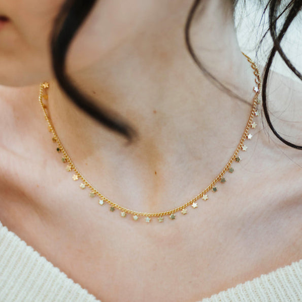 Golden Hour Stars Necklace