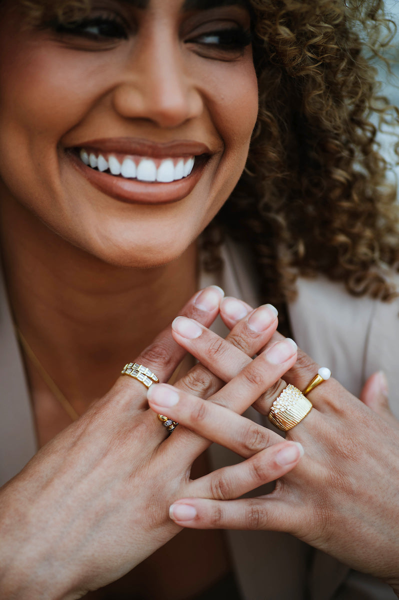 Gold Drip Ring