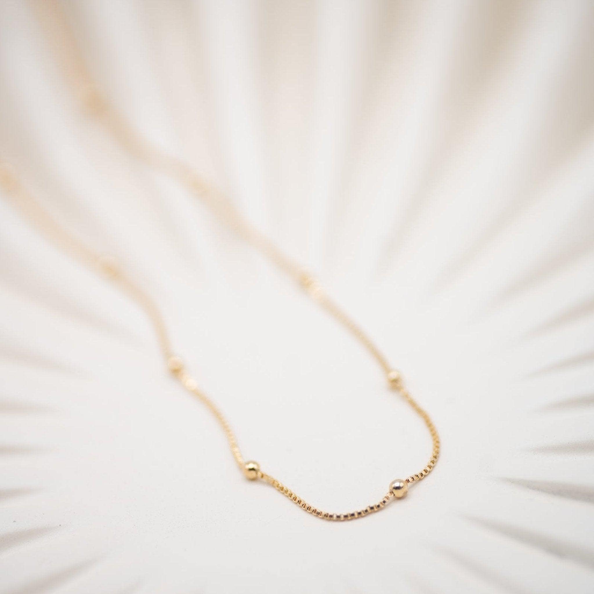 Dainty Dot Chain, Dainty Dot Necklace, Dot Gold Chain, Gold Filled Layering Necklace, Gold Filled Dot Chain, Dainty Layering Minimalist