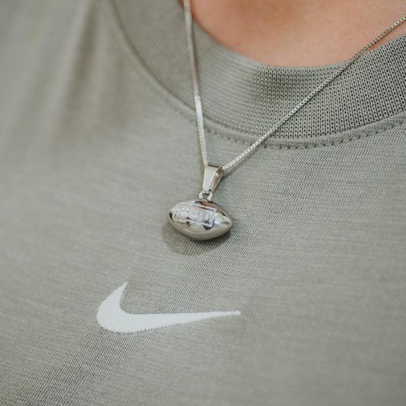 Game Day Football Necklace