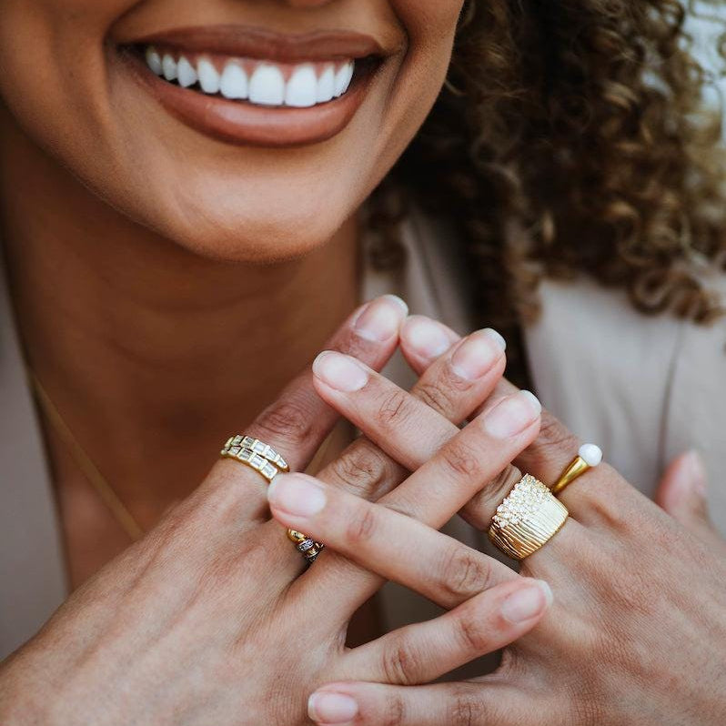Golden Drip Ring