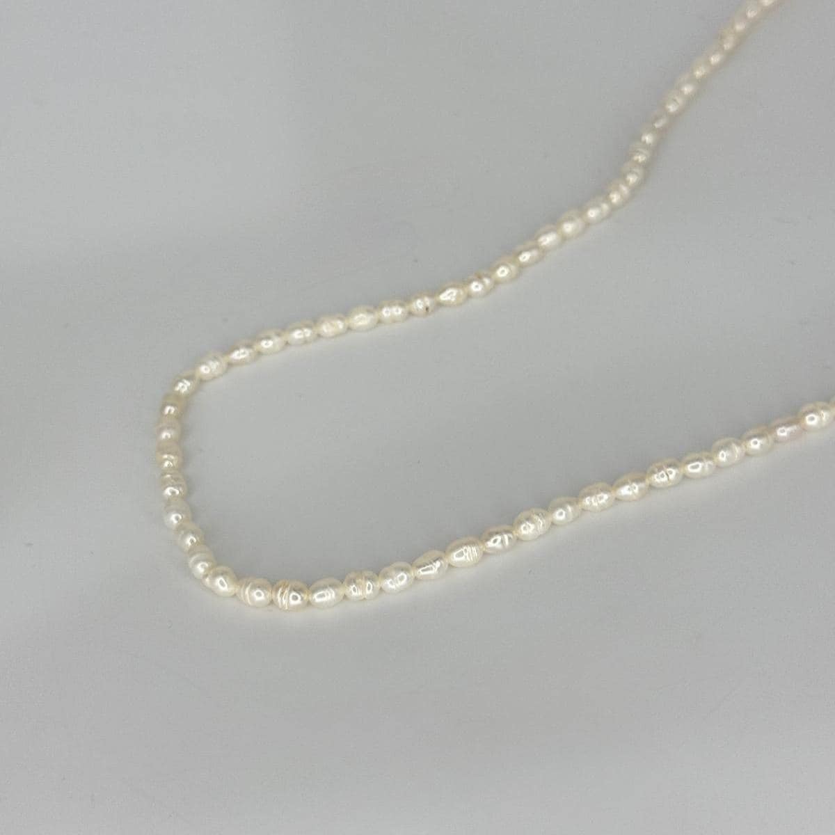 Dainty Pearl Necklace, Thin Pearl Necklace, Natural Water Pearl, Irregular Pearl Necklace, Bride Pearl Necklace, Bridesmaid Pearl Necklace