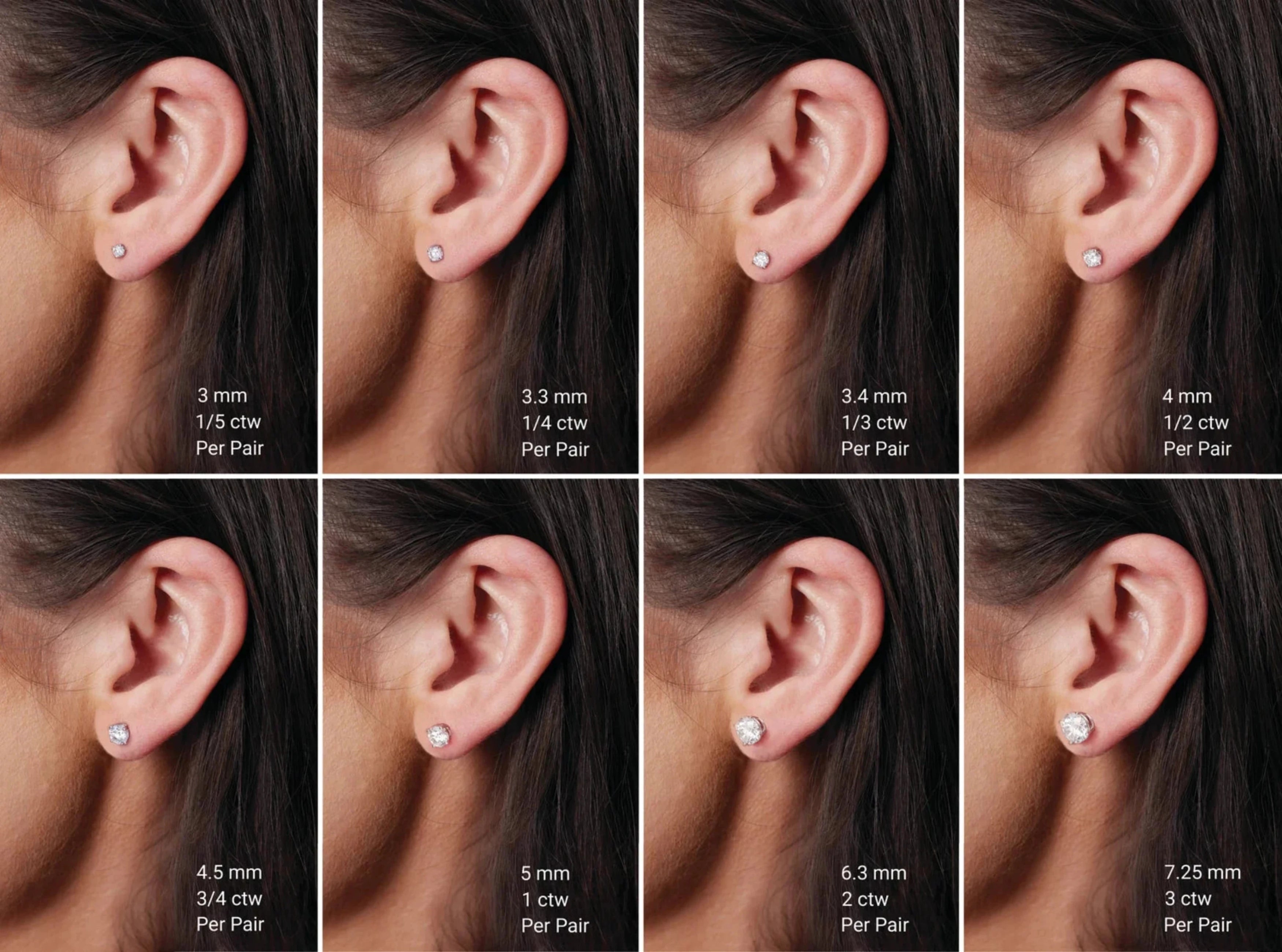 14K Yellow Gold 1 1/2 CTW Lab-Grown Diamond 4-Prong Stud Earrings