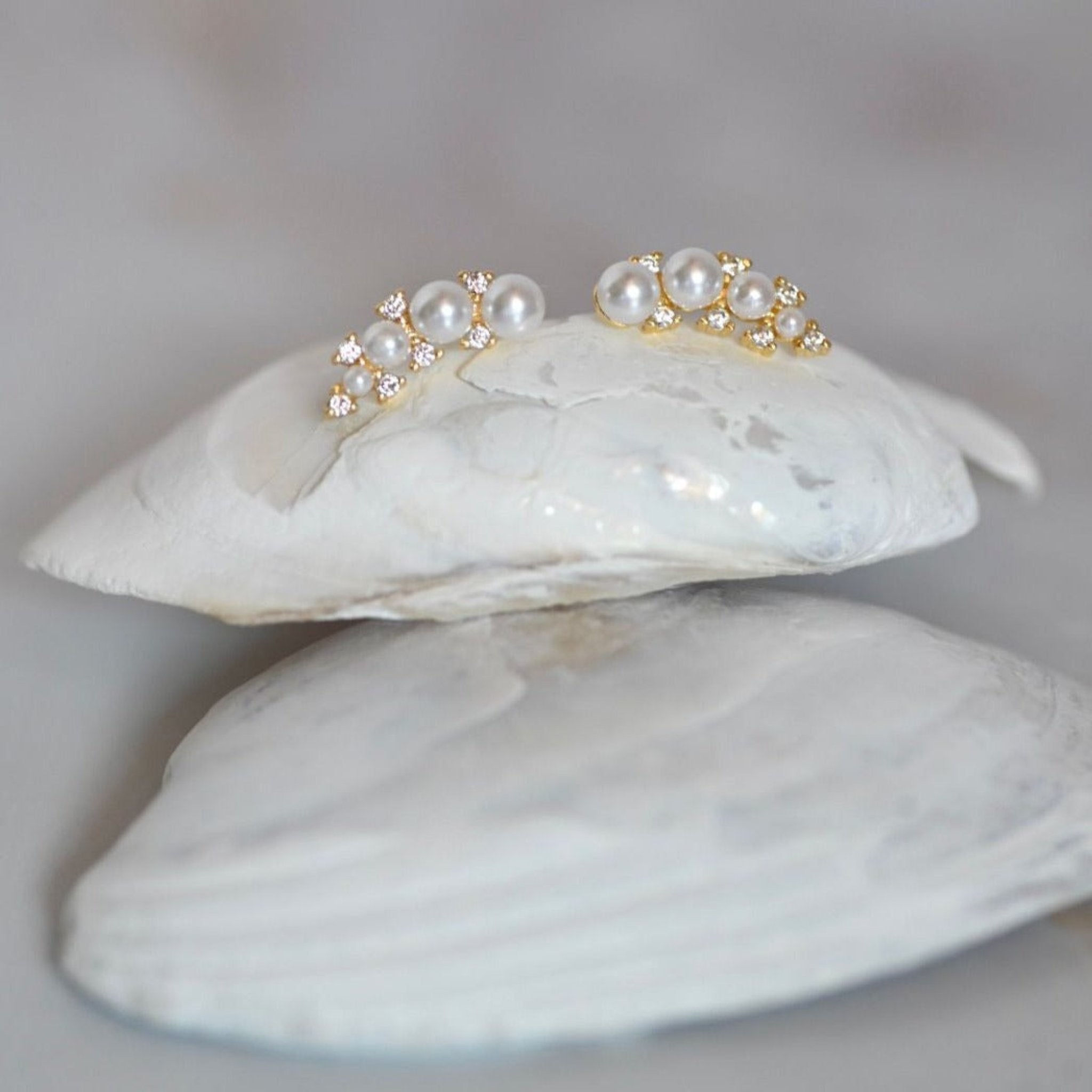 Pearl Cascade Earrings