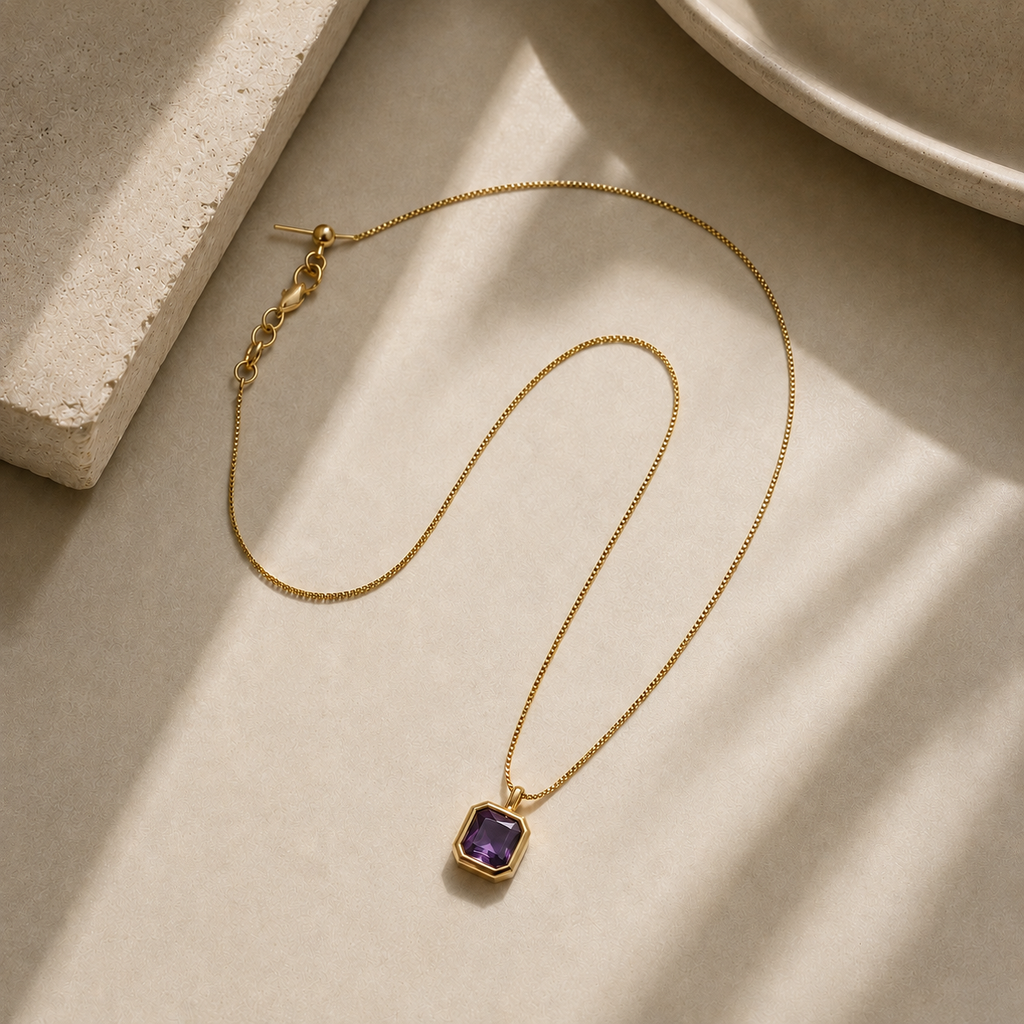 February Birthday Signature Necklace