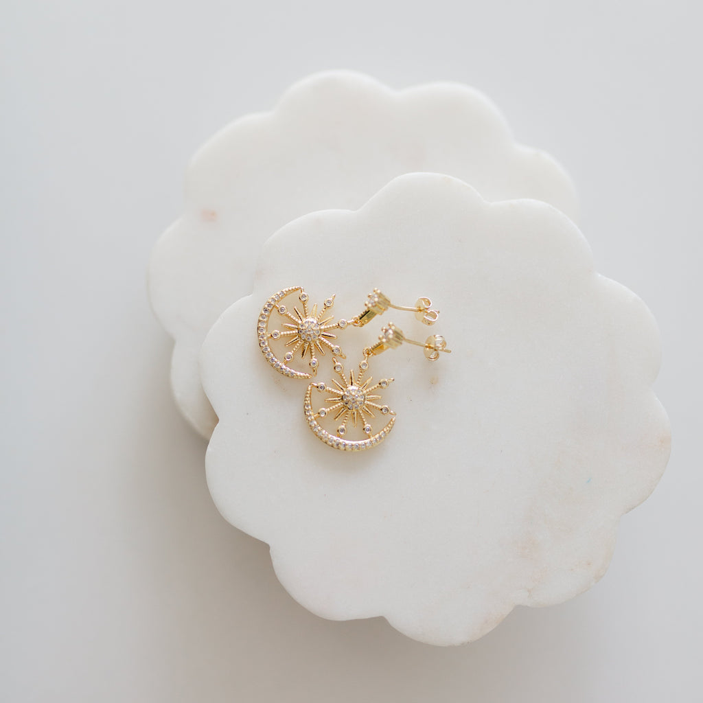 Solar Eclipse Earrings