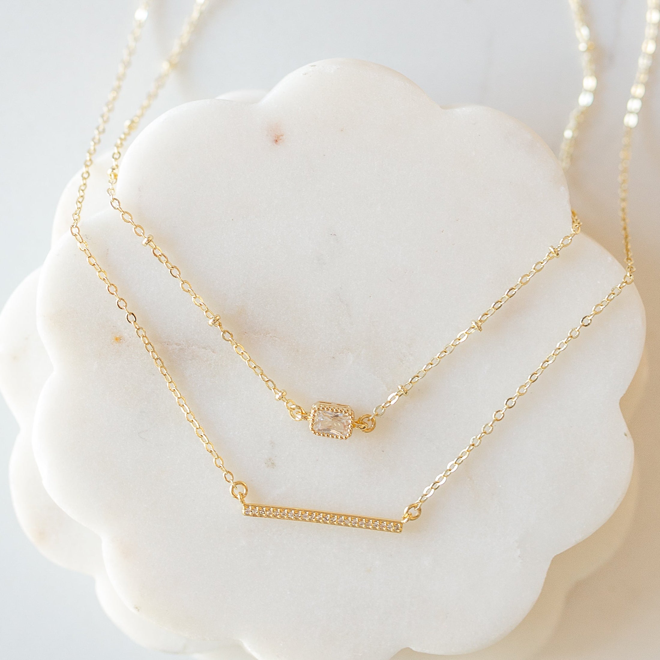 Golden Bar Minimalist Necklace