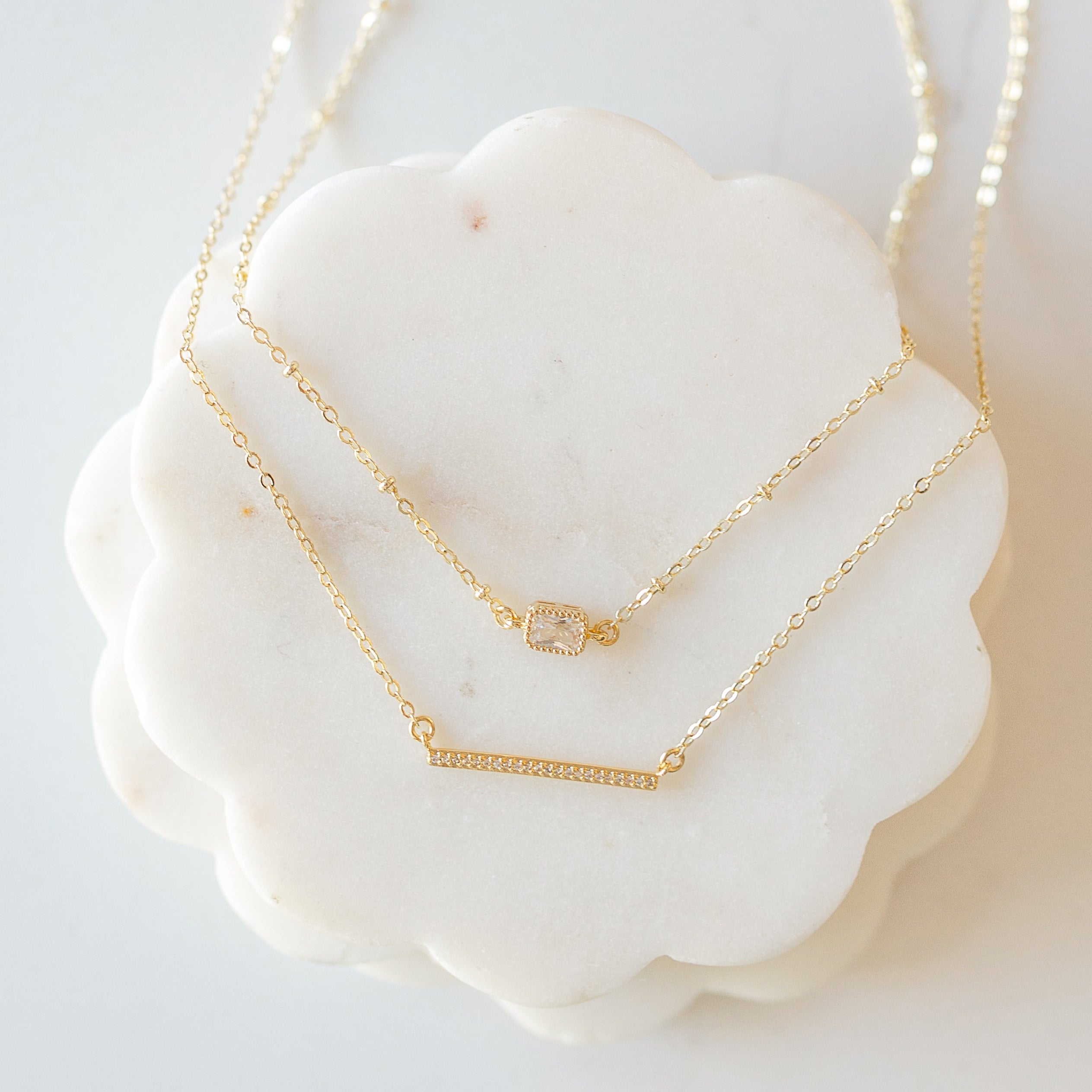 Delicate Solitaire Necklace