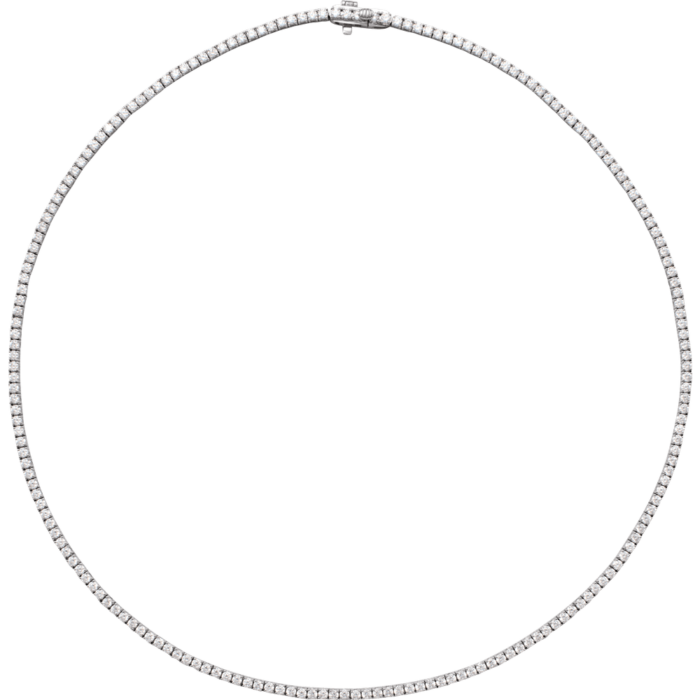 14K White Gold 5 7/8 CTW Lab-Grown Diamond Line 16" Necklace