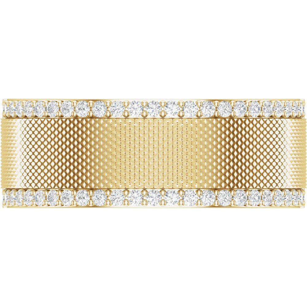 1/2 CT Lab-Grown Diamond Band in 14K Yellow Gold