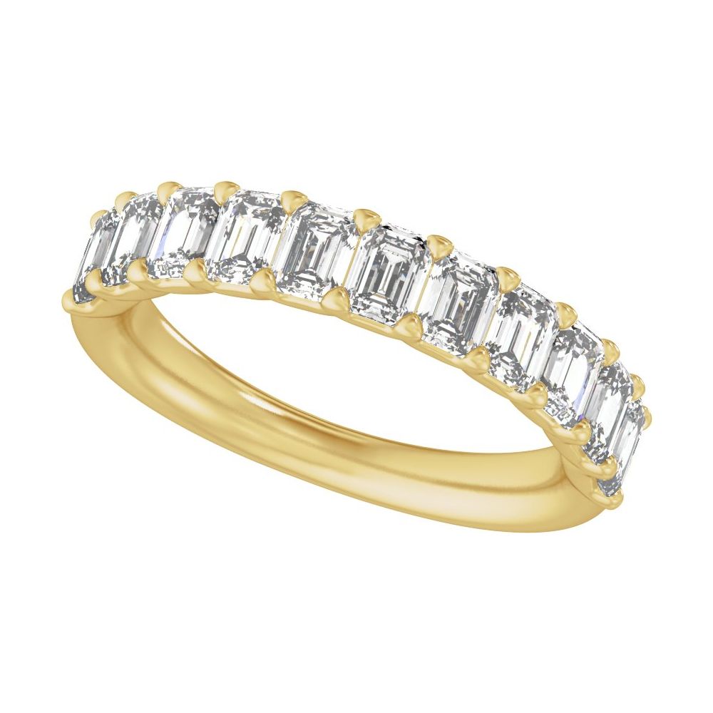 2 1/5 CT Lab-Grown Diamond Band in 14K Yellow Gold