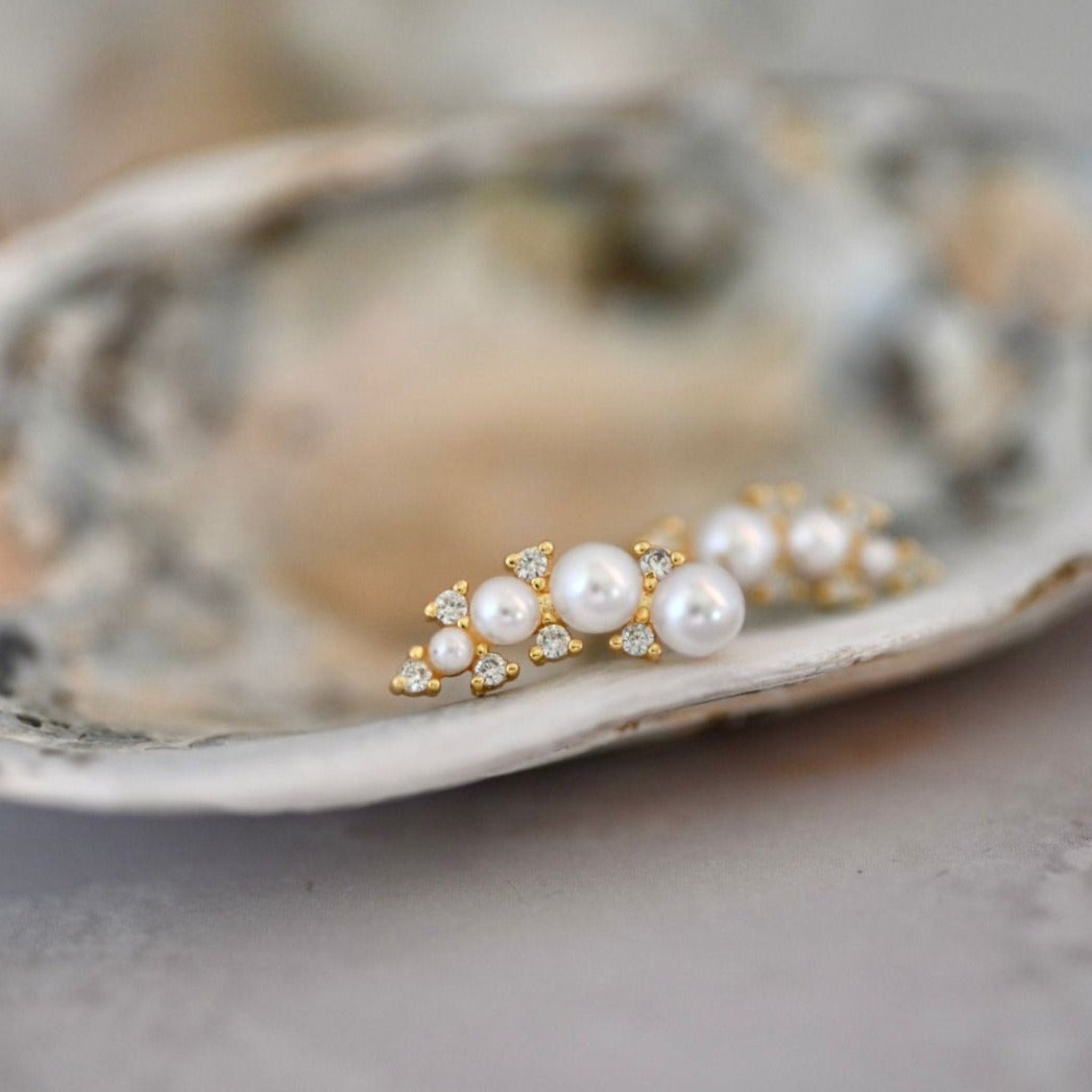 Pearl Cascade Earrings