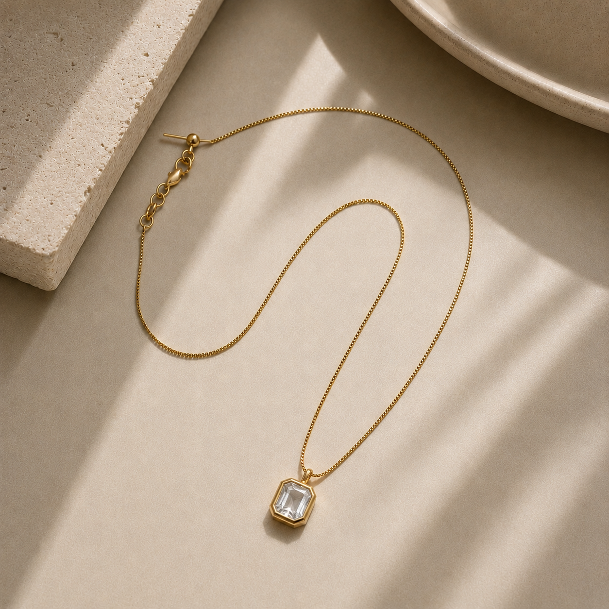 April Birthday Signature Necklace
