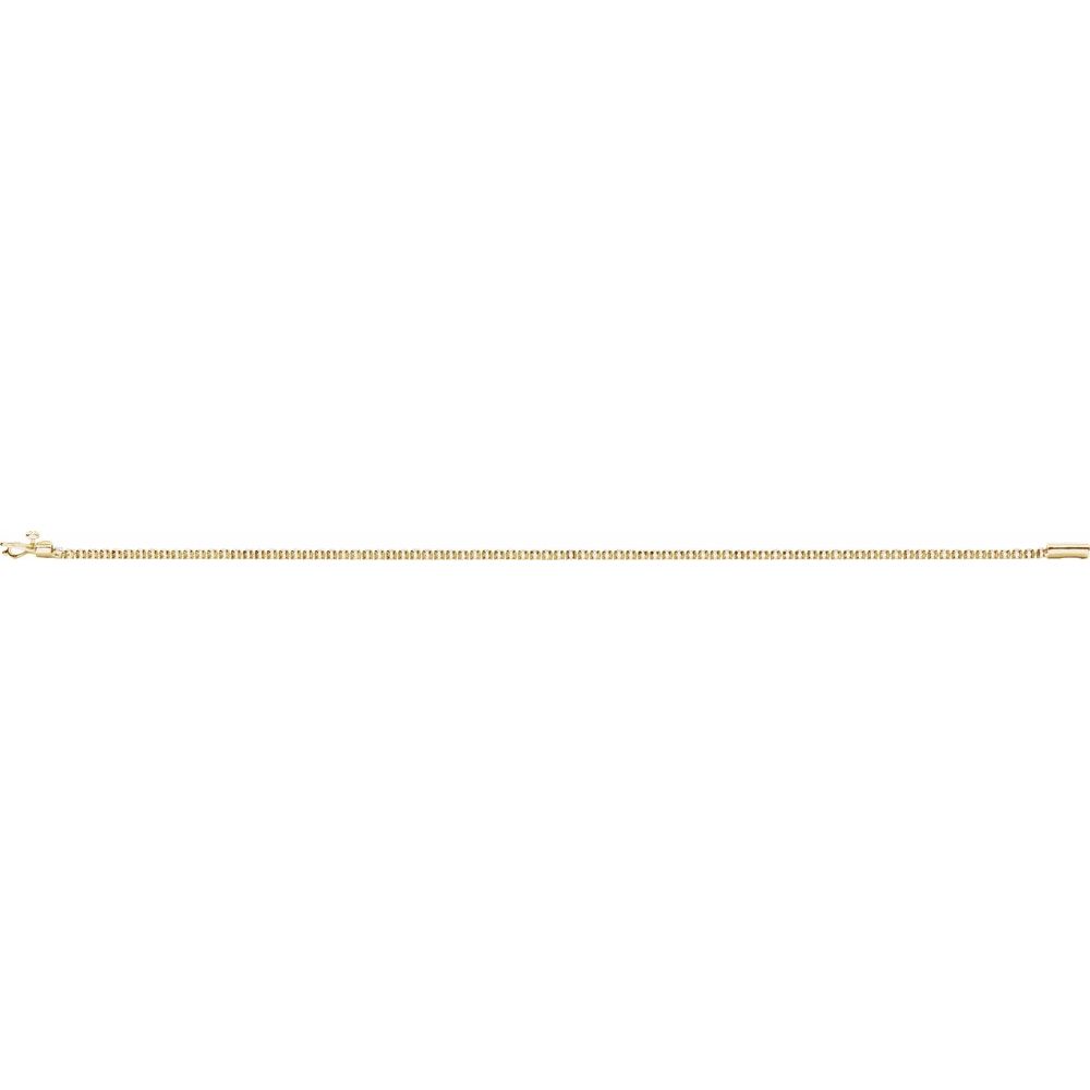 1 5/8 CT Natural Diamond Line Bracelet in 14K Yellow Gold