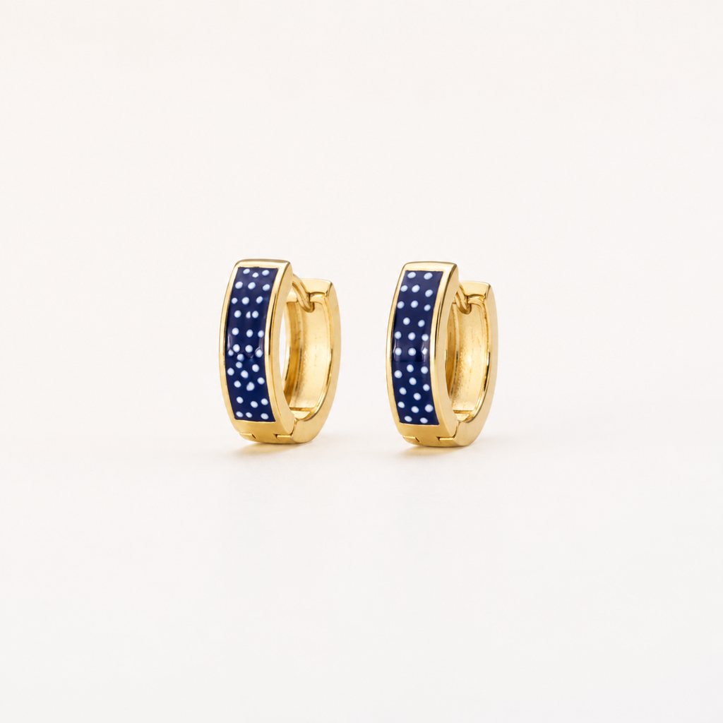Riviera Enamel Hoops