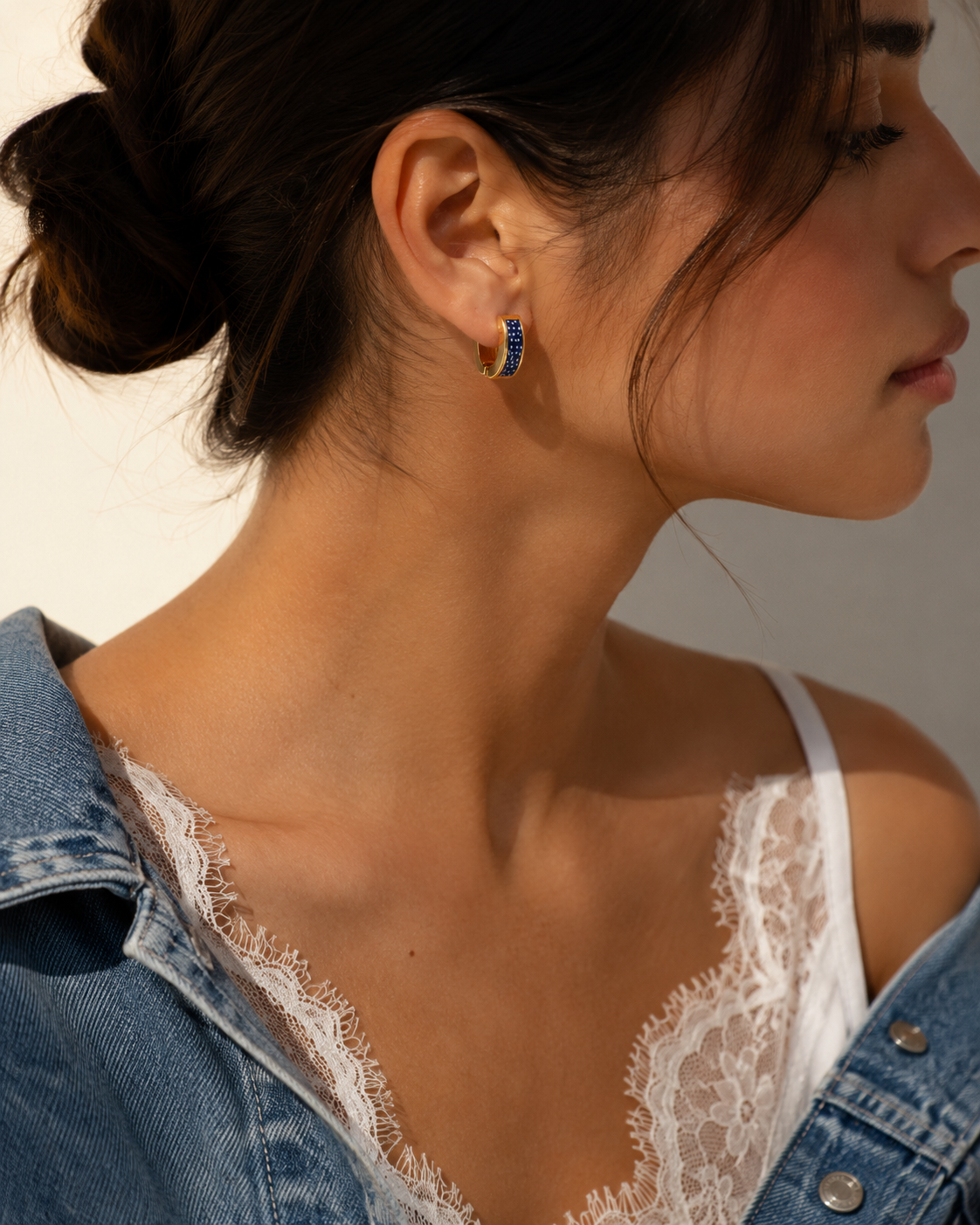 Riviera Enamel Hoops