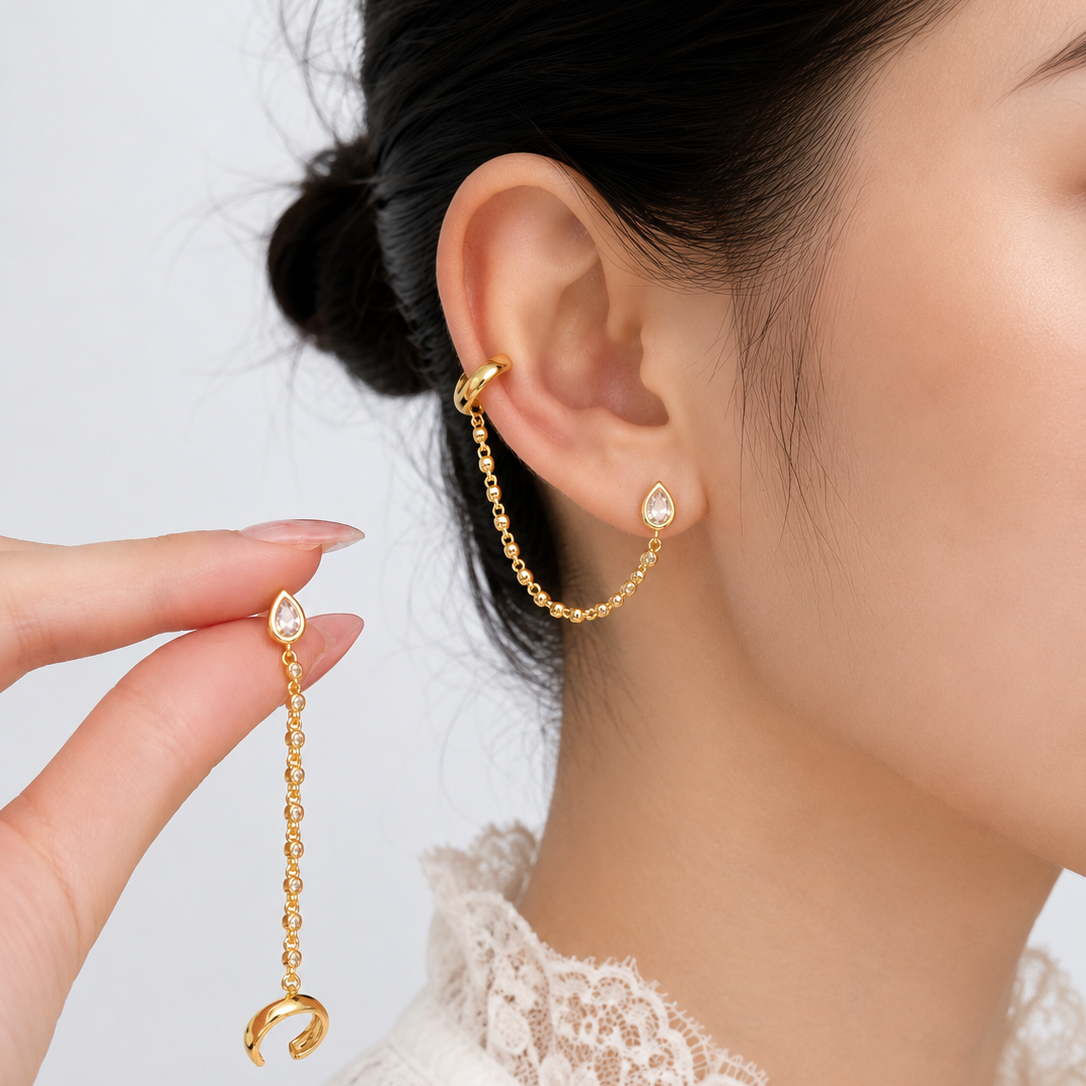 Luna Ear Cuff Earrings