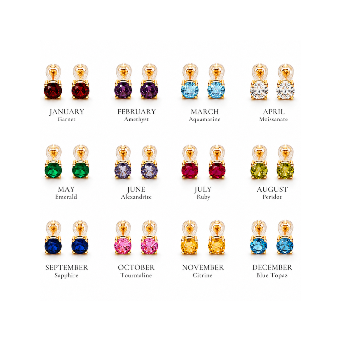 Birthday Signature Studs