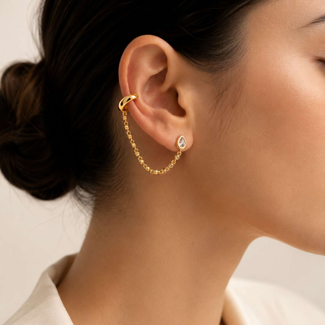 Luna Ear Cuff Earrings