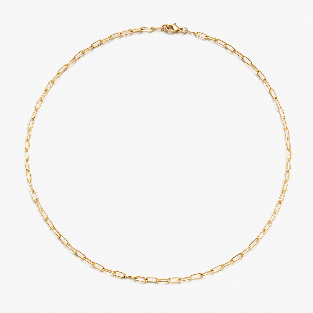 Aureline Paperclip Necklace