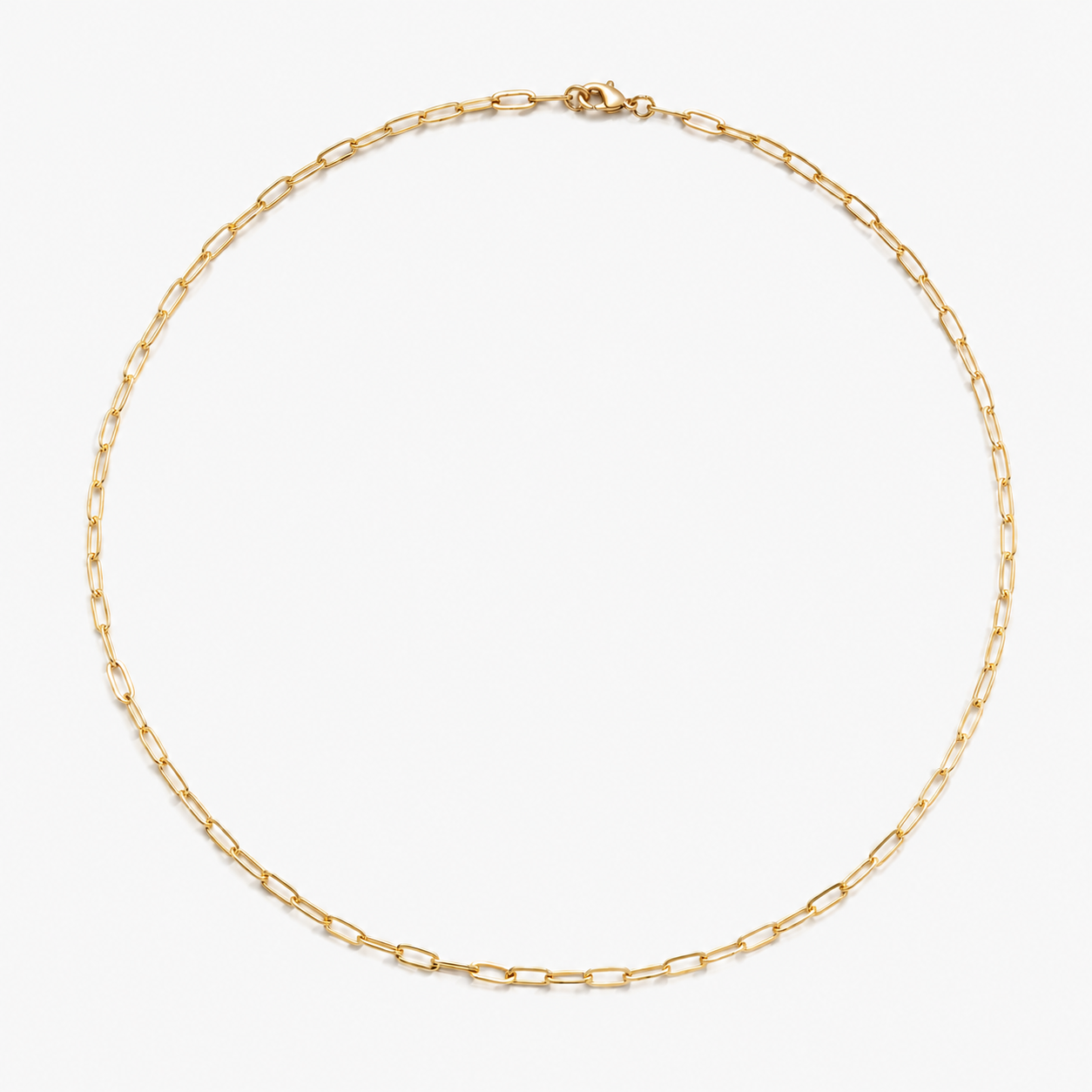Aureline Paperclip Necklace
