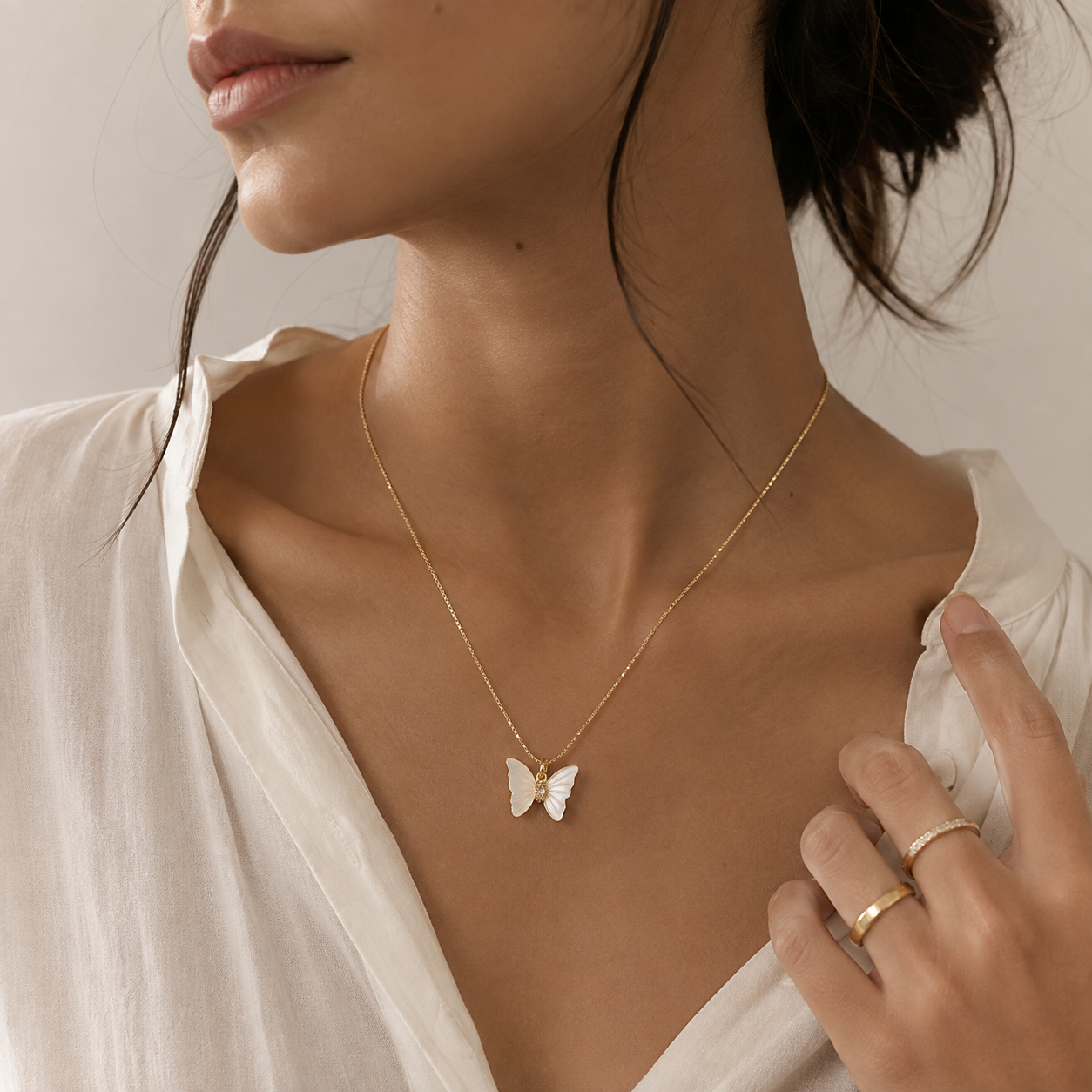 Becoming Butterfly Necklace