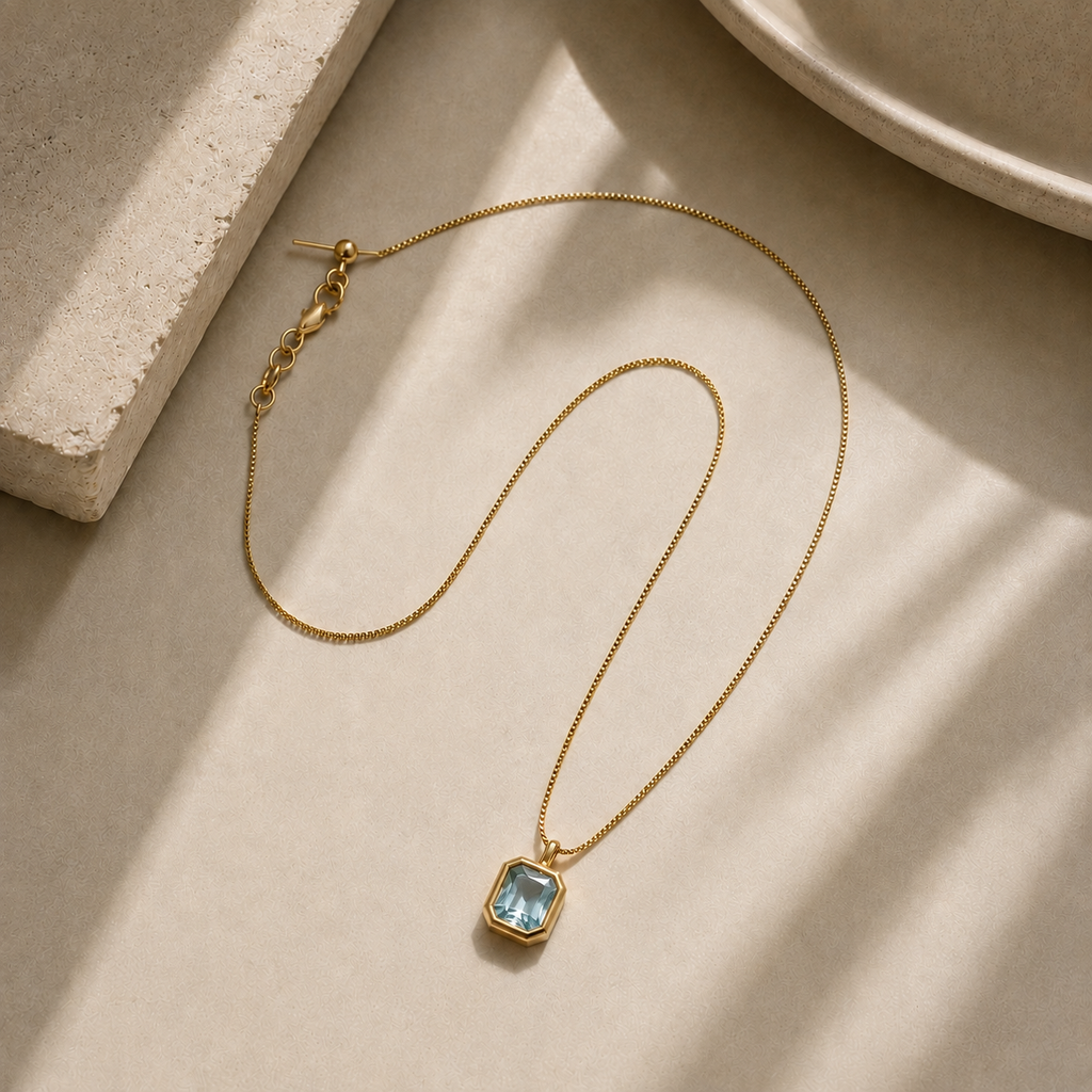 March Birthday Signature Necklace