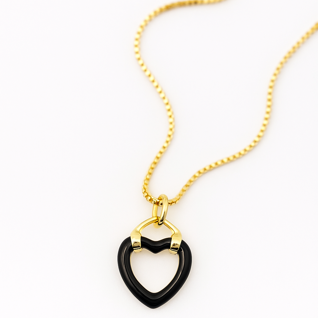 Noir Heart Necklace