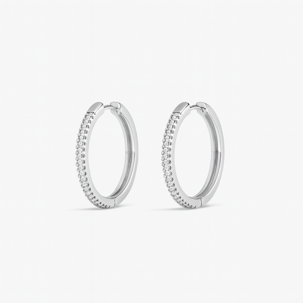 The Luminelle Pavé Hoops