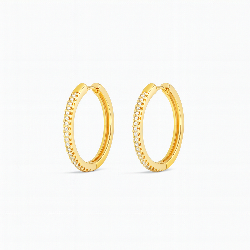 The Luminelle Pavé Hoops