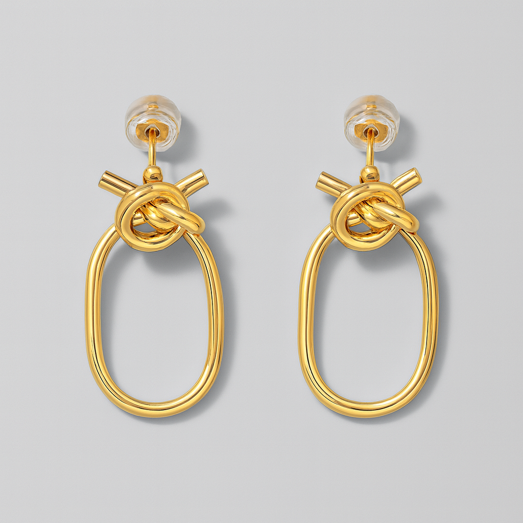 The Ellington Knot Drop Earrings