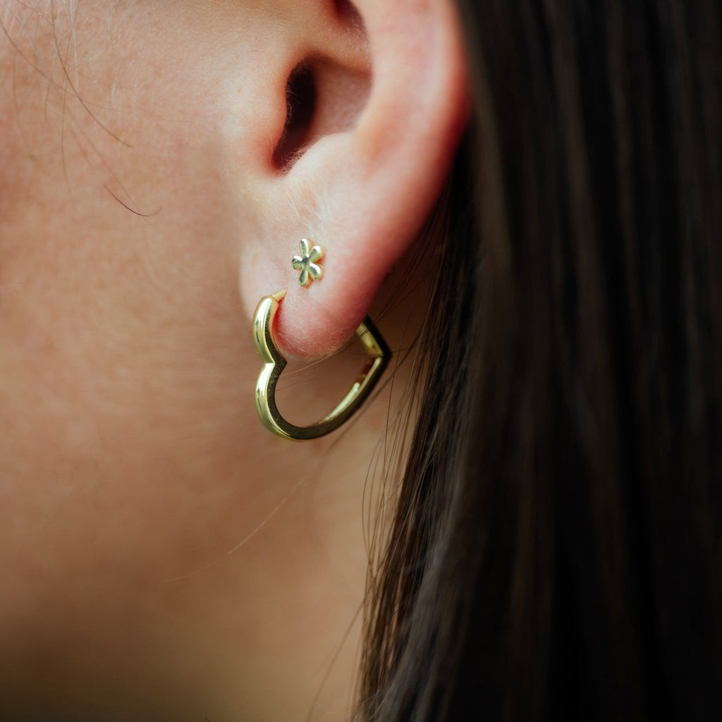 The Bellamy Heartline Hoops