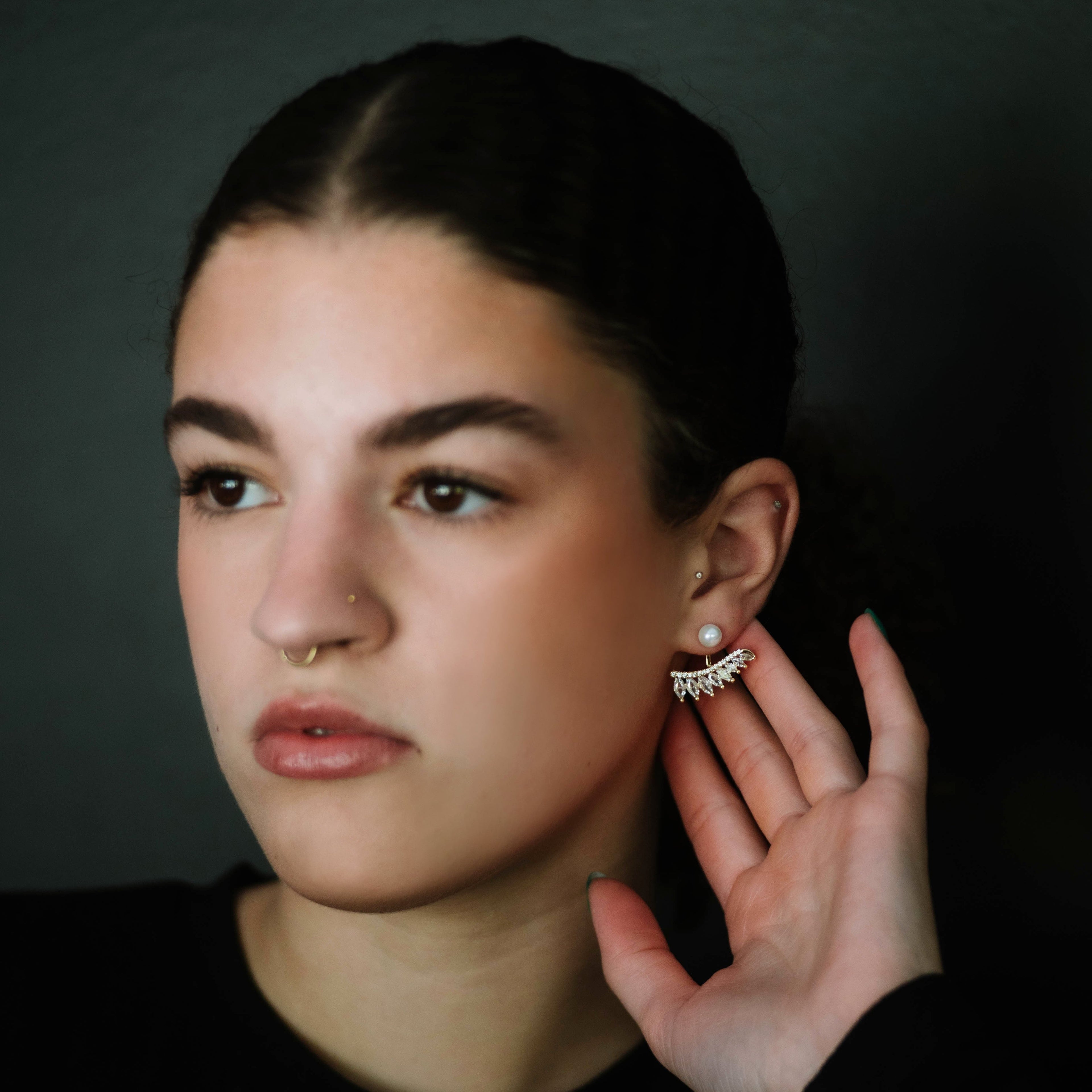 Luxe Crystal Cascade Earrings