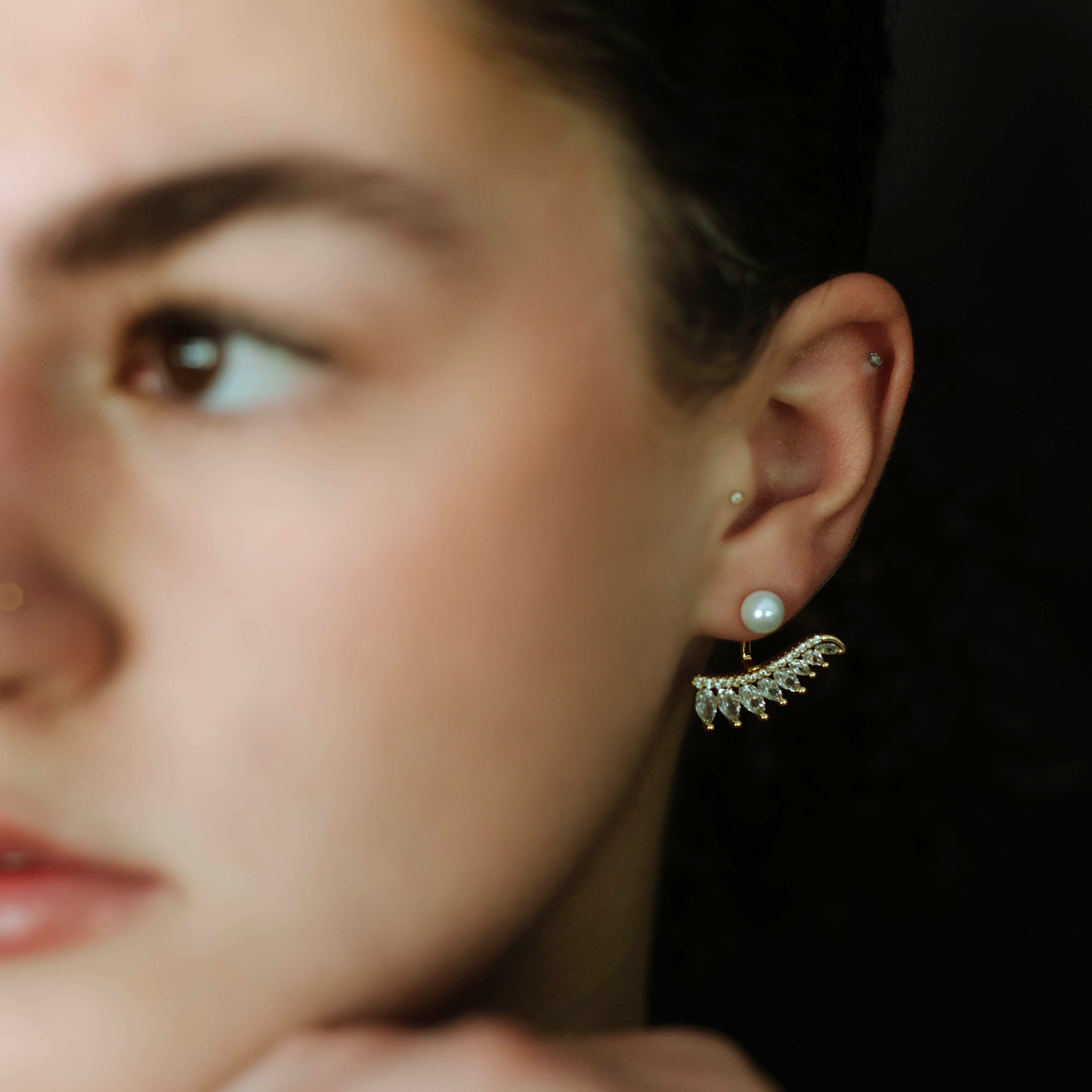 Luxe Crystal Cascade Earrings