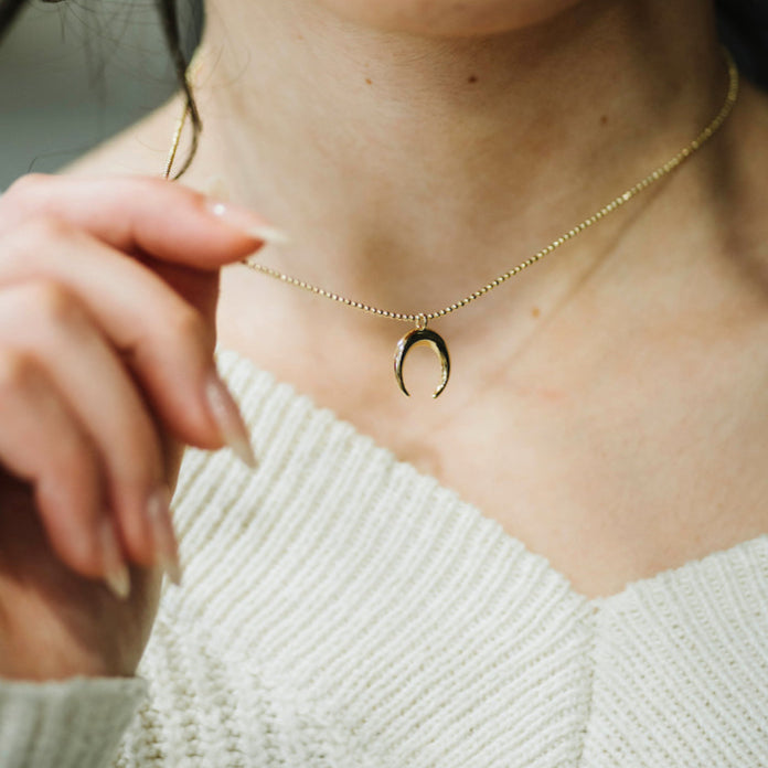 Luna Crescent Necklace