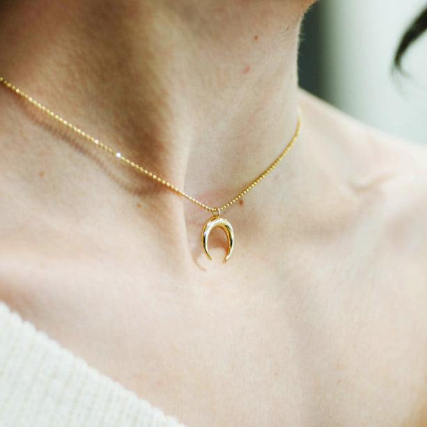 Luna Crescent Necklace