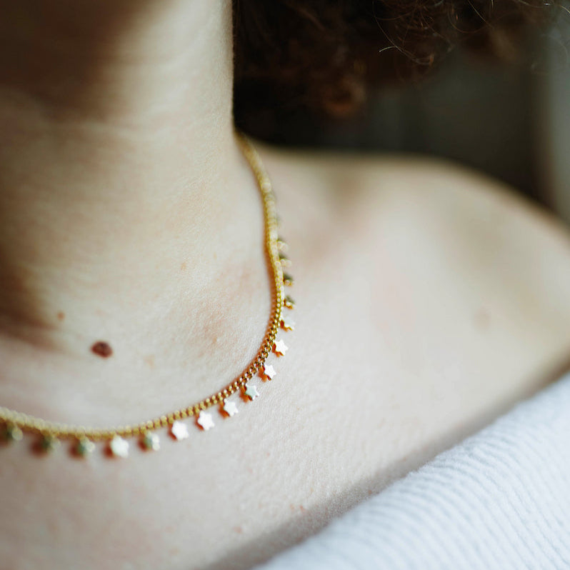 Golden Hour Stars Necklace