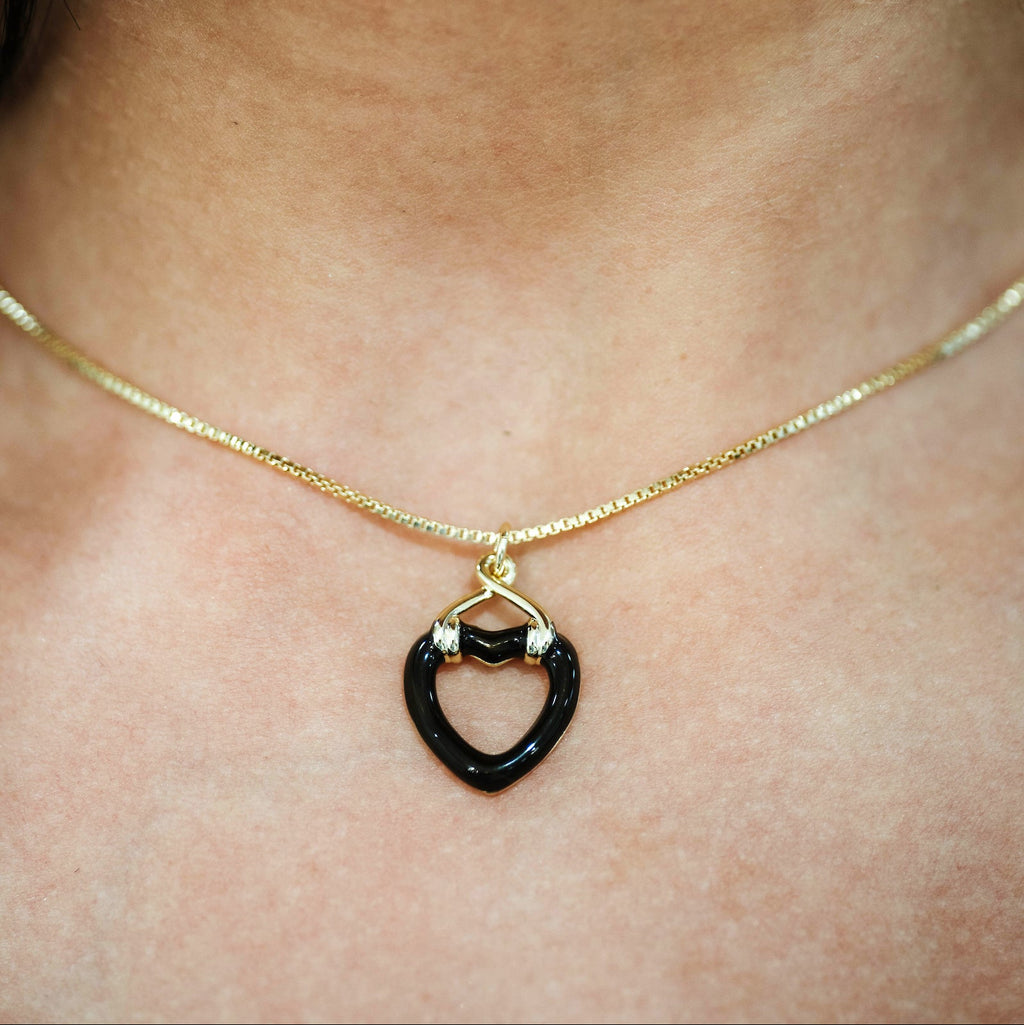 Noir Heart Necklace