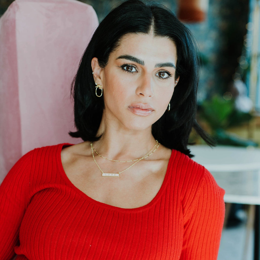 Love Script Necklace