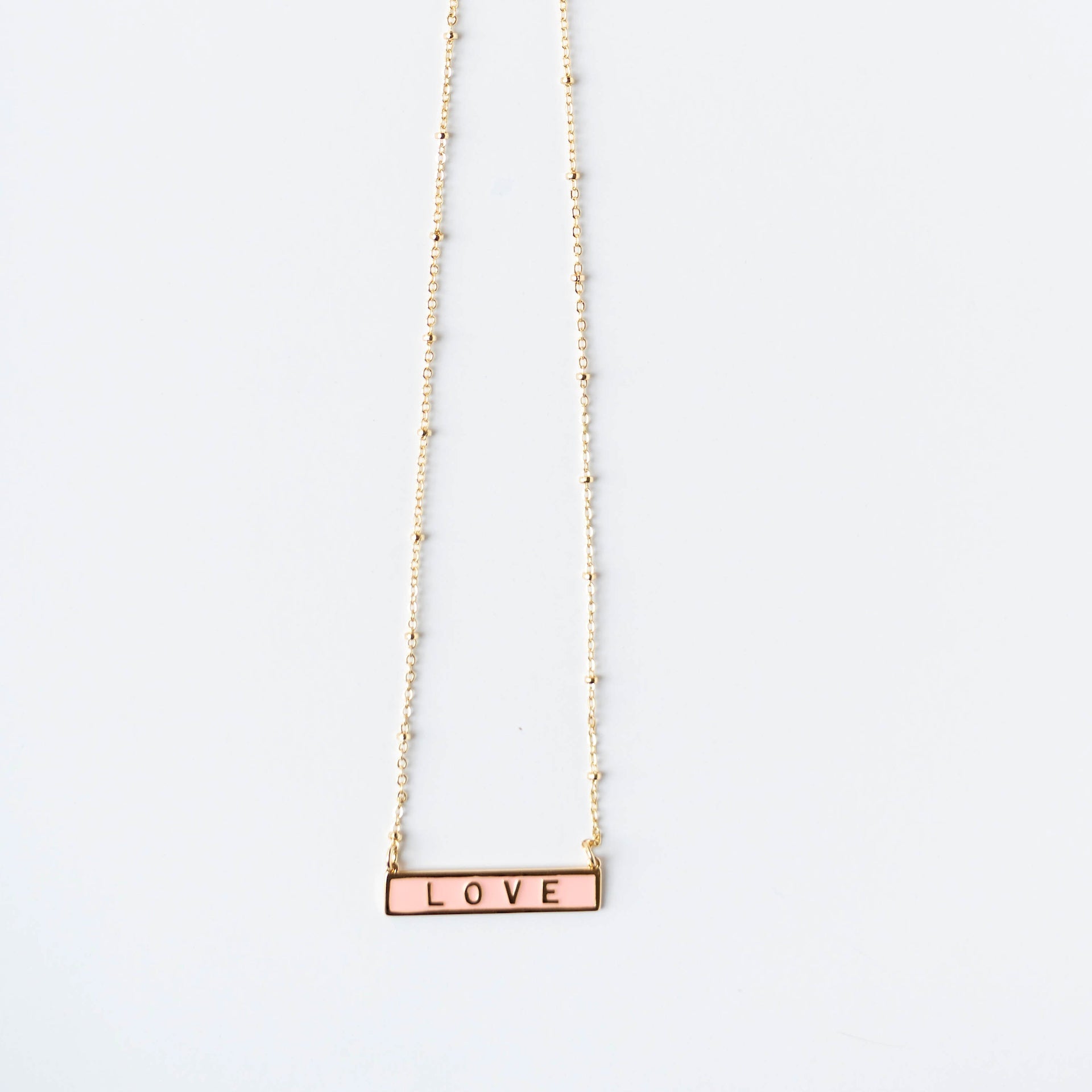 Love Script Necklace