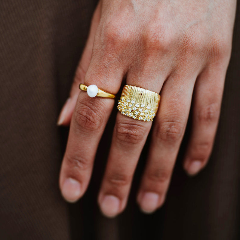 Gold Drip Ring
