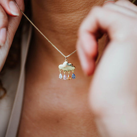 Rainbow After the Storm Necklace